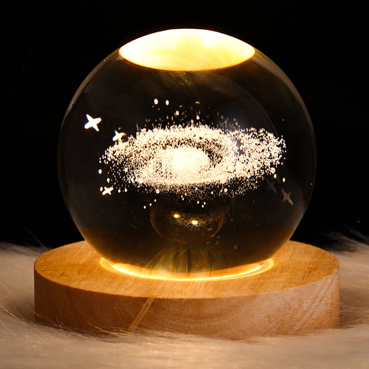 Beauté en Cristal : Sphère Gravée en 3D